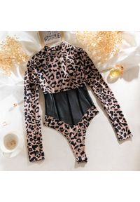 Intica - Body modelujące z elastycznego materiału na co dzień i okazje Hynda. Materiał: materiał #1