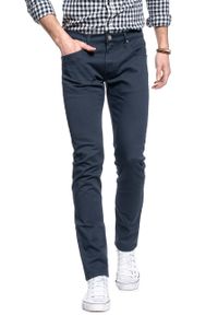 Lee - LEE LUKE MĘSKIE SPODNIE JEANSOWE DARK MARINE L719LE37 112119146. Styl: marine #4