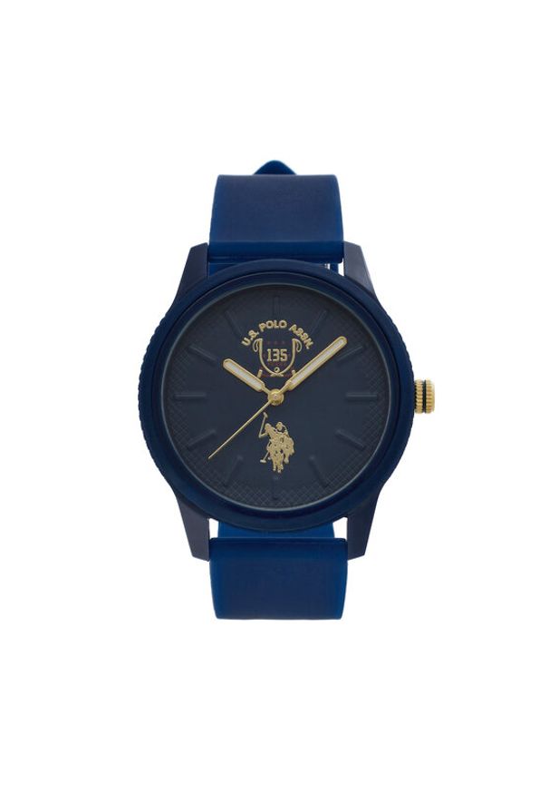 U.S. Polo Assn. Zegarek 135Th Anniversary USP7316BL Granatowy. Kolor: niebieski