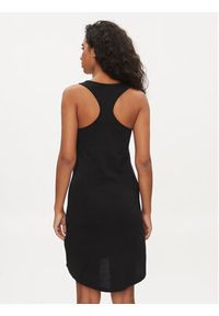 Guess Sukienka plażowa E3GP03 JA914 Czarny Regular Fit. Okazja: na plażę. Kolor: czarny. Materiał: bawełna