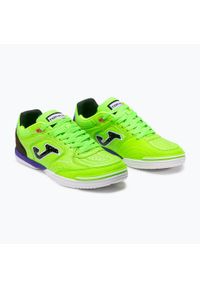 Buty piłkarskie męskie Joma Top Flex IN. Kolor: zielony. Sport: piłka nożna
