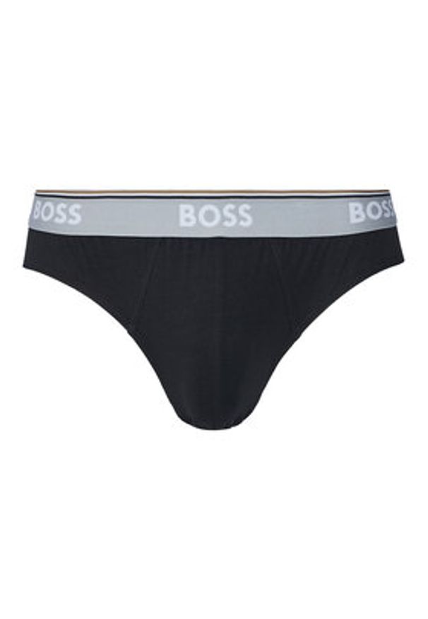 BOSS Komplet 3 par slipów 50531681 Czarny. Kolor: czarny. Materiał: bawełna