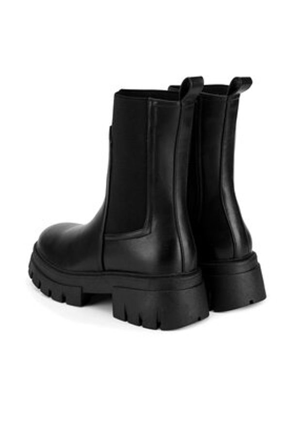 DeeZee Botki HY13030-7 Czarny. Kolor: czarny. Materiał: materiał