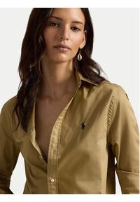 Polo Ralph Lauren Koszula 211A92177012 Beżowy Classic Fit. Typ kołnierza: polo. Kolor: beżowy. Materiał: bawełna #3