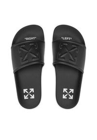 OFF-WHITE - Off-White Klapki OWIC006S22MAT0011000 Czarny. Kolor: czarny #3
