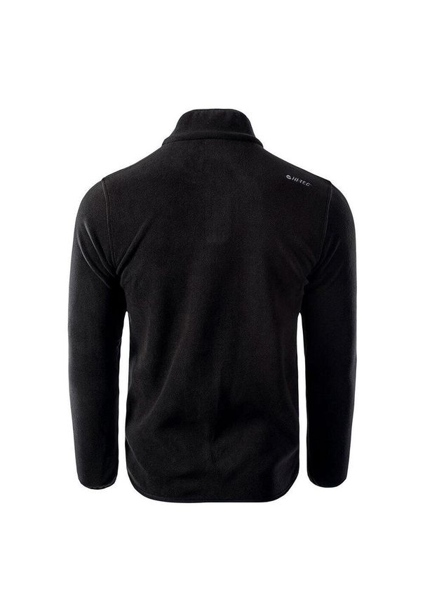 Hi-tec - Męska Bluza Polarowa Nakla. Kolor: czarny. Materiał: polar. Sezon: zima. Sport: turystyka piesza