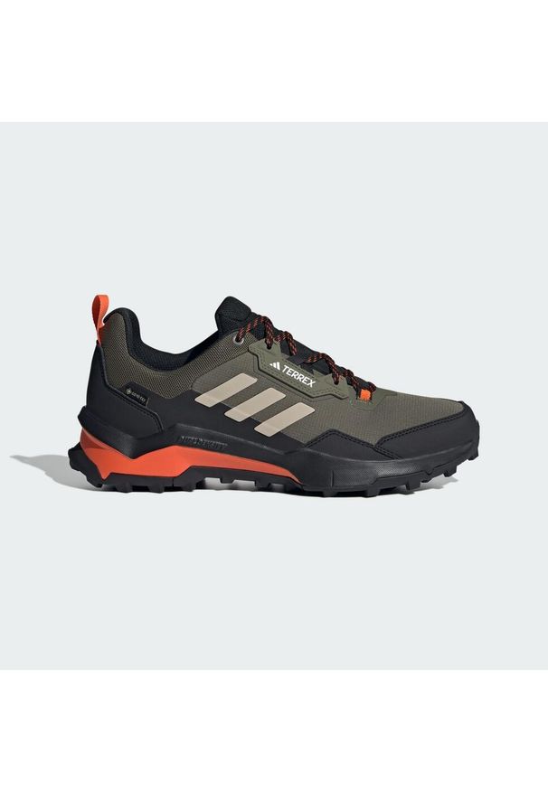 Adidas - Terrex AX4 GORE-TEX Hiking Shoes. Kolor: beżowy, czarny, wielokolorowy. Materiał: materiał. Technologia: Gore-Tex. Model: Adidas Terrex