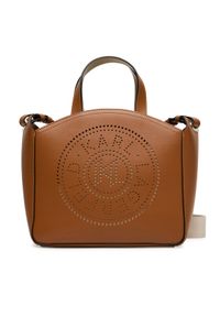 Karl Lagerfeld - KARL LAGERFELD Torebka A1W30058 Beżowy. Kolor: beżowy. Materiał: skórzane