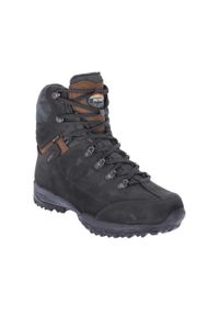 Buty zimowe damskie MEINDL Gastein Lady GTX, z membraną Gore-Tex. Kolor: brązowy, niebieski, wielokolorowy. Sezon: zima. Styl: sportowy