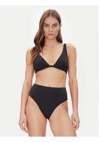 Calvin Klein Swimwear Dół od bikini High Waist Bikini KW0KW02706 Czarny. Stan: podwyższony. Kolor: czarny. Materiał: syntetyk #3