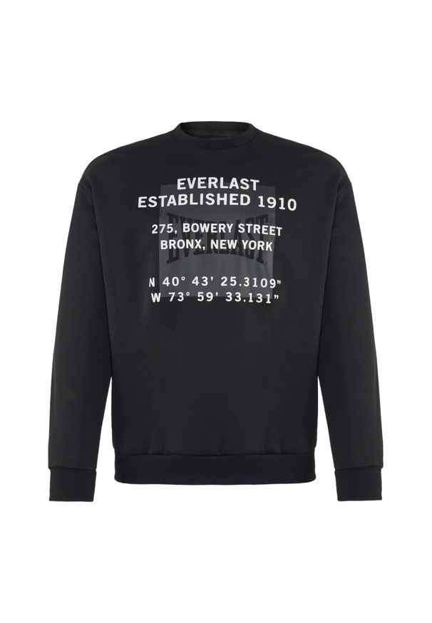 EVERLAST - Bluza męska Everlast Streetwear Crewneck. Kolor: czarny. Sport: fitness