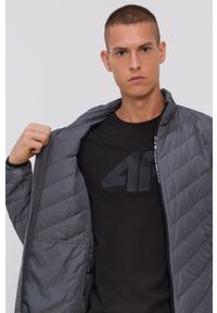 EA7 Emporio Armani Kurtka puchowa 8NPB06.PNE1Z męska kolor szary zimowa. Okazja: na co dzień. Kolor: szary. Materiał: puch. Sezon: zima. Styl: casual #2