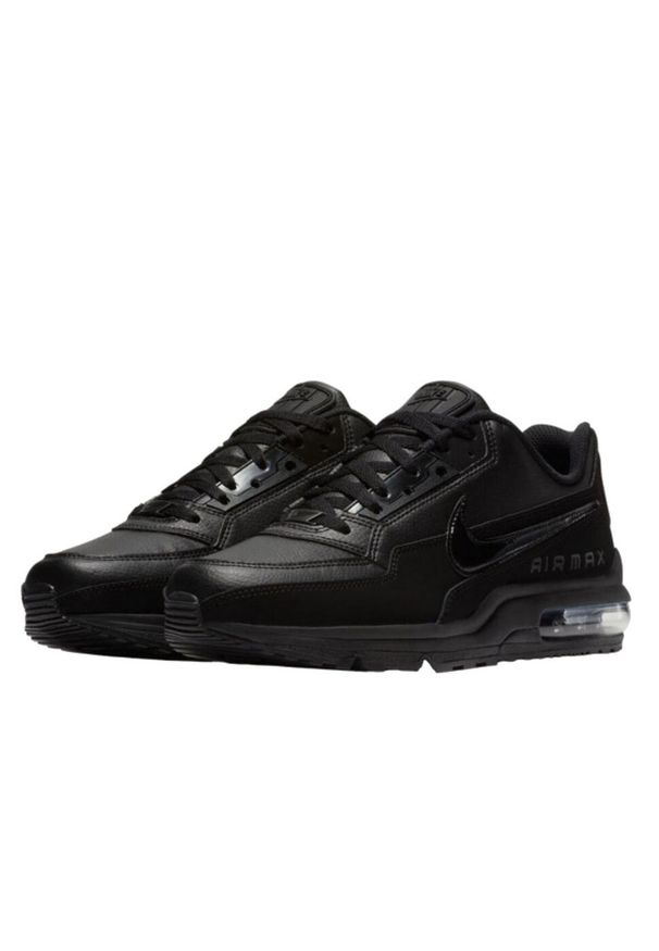 Buty do chodzenia męskie Nike Air Max Ltd 3. Zapięcie: sznurówki. Kolor: czarny. Materiał: skóra, syntetyk, tkanina, materiał. Szerokość cholewki: normalna. Model: Nike Air Max. Sport: turystyka piesza