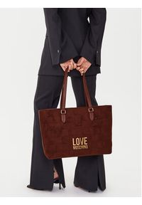 Love Moschino - LOVE MOSCHINO Torebka JC4123PP0NKB120A Brązowy. Kolor: brązowy. Materiał: skórzane #6