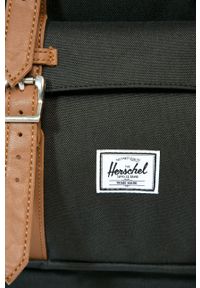 Herschel - Plecak 10014-00001-OS Little America. Kolor: czarny. Wzór: paski #2