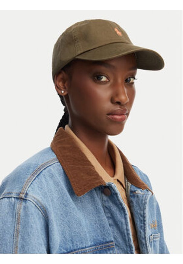 Polo Ralph Lauren Czapka z daszkiem 211912843006 Khaki. Kolor: brązowy. Materiał: bawełna