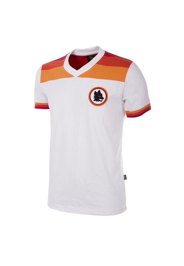 COPA FOOTBALL - Koszulka retro piłkarska dla dorosłych - AS Roma 1978-79 Wyjazdowa - Biała. Kolor: biały. Sezon: lato. Sport: piłka nożna