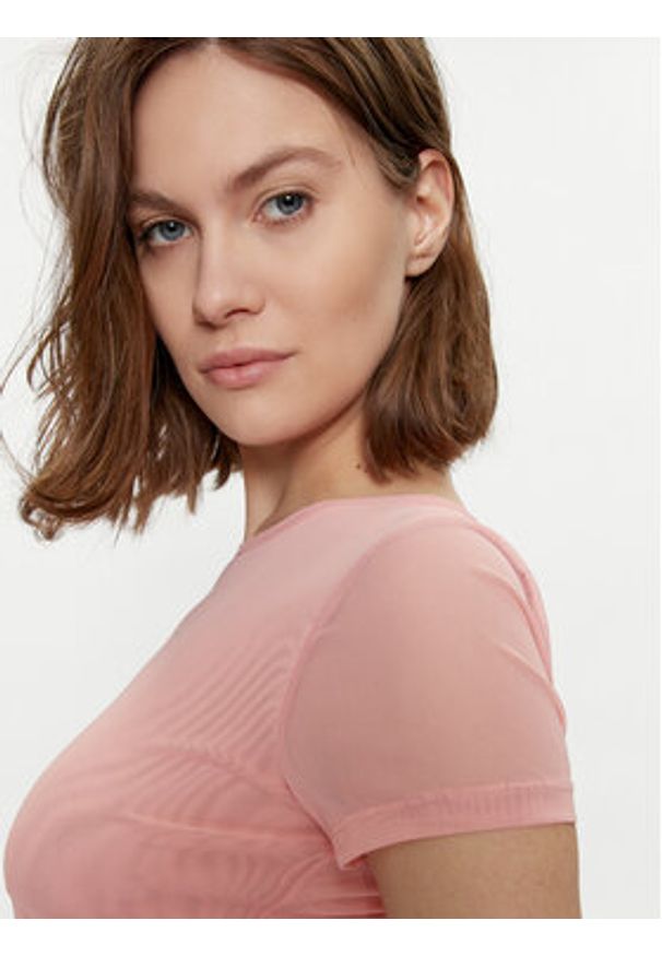Marella T-Shirt Zulia 2413971014 Koralowy Regular Fit. Kolor: pomarańczowy. Materiał: syntetyk