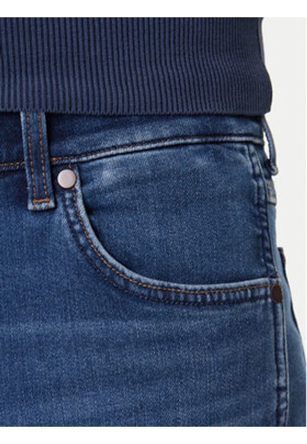 Wrangler Jeansy Greensboro 112364419 Niebieski Straight Leg. Kolor: niebieski
