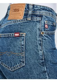 Big-Star - Jeansy damskie z kolekcji Authentic niebieskie Authentic 400. Kolor: niebieski. Wzór: aplikacja, haft. Sezon: lato. Styl: klasyczny, sportowy, vintage, elegancki
