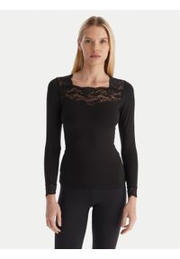 YSABEL MORA - Ysabel Mora Bielizna termoaktywna górna 70005 Czarny Slim Fit. Kolor: czarny. Materiał: syntetyk #1