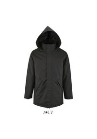 SOL'S - Parka Sol's Robyn. Kolor: czarny. Sezon: zima. Styl: elegancki #1