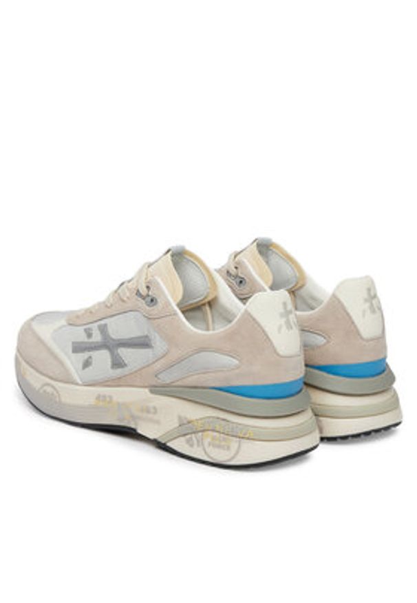 Premiata Sneakersy Moerun Var 8079 Szary. Kolor: szary. Materiał: skóra