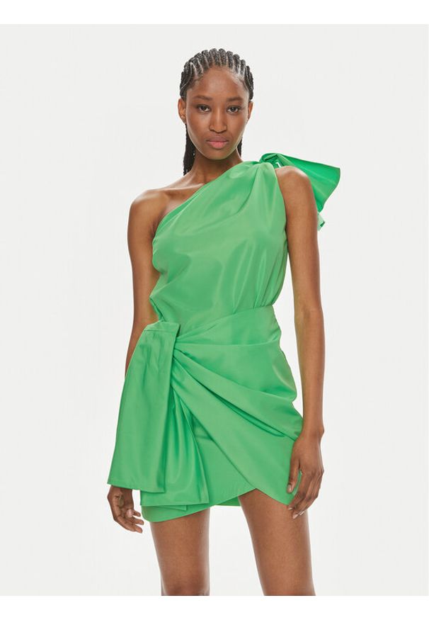 Pinko Sukienka koktajlowa Novello 102779 Y3LE Zielony Regular Fit. Kolor: zielony. Materiał: syntetyk. Styl: wizytowy