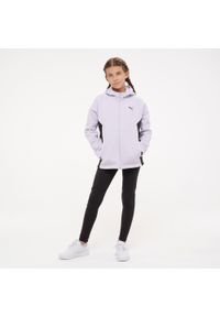 Dres dziecięcy Puma. Okazja: do domu. Kolor: wielokolorowy, czarny, fioletowy. Materiał: dresówka. Styl: sportowy