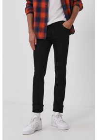 Lee jeansy RIDER CLEAN BLACK męskie. Kolor: czarny #1