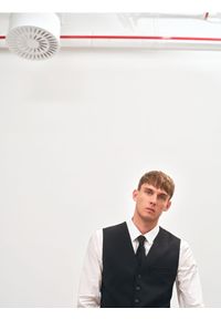 Reserved - Bawełniana koszula slim fit - biały. Kolor: biały. Materiał: bawełna #1