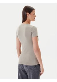 Guess T-Shirt W2YI45 J1314 Khaki Slim Fit. Kolor: brązowy. Materiał: bawełna #3