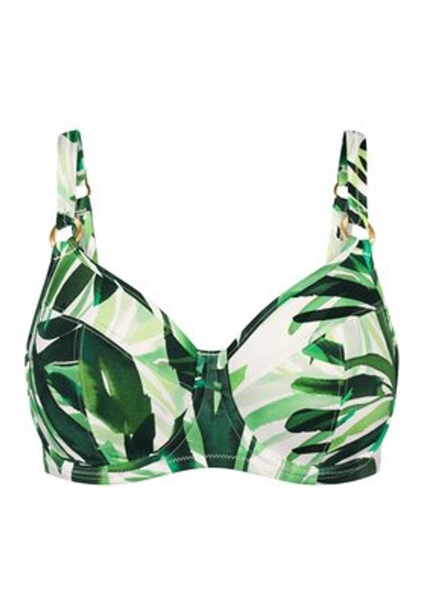 Triumph Góra od bikini Summer Palm 10226611 Zielony. Kolor: zielony. Materiał: syntetyk