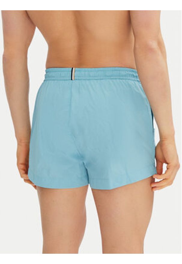 BOSS Szorty kąpielowe Mooneye 50469280 Niebieski Regular Fit. Kolor: niebieski. Materiał: syntetyk