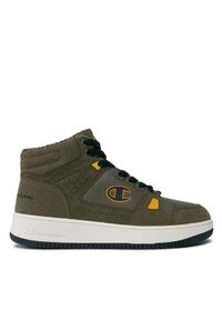 Champion Sneakersy Rebound Mid Winterized Mid Cut Shoe S22131-GS521 Khaki. Kolor: brązowy. Materiał: skóra