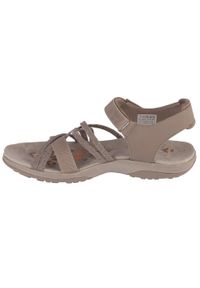 skechers - Sandały damskie, Reggae Slim - Meadow Grazer. Kolor: wielokolorowy, różowy, beżowy, szary