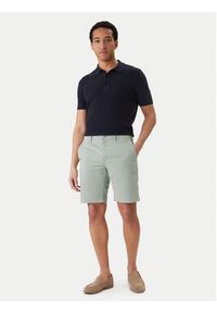 TOMMY HILFIGER - Tommy Hilfiger Szorty materiałowe Denton 9.5 MW0MW42351 Zielony Slim Fit. Kolor: zielony. Materiał: bawełna #2