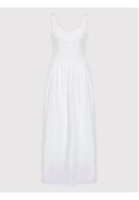 Silvian Heach Sukienka codzienna PGP22129VE Biały Regular Fit. Okazja: na co dzień. Kolor: biały. Materiał: wiskoza. Typ sukienki: proste. Styl: casual #3