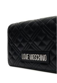 Love Moschino - LOVE MOSCHINO Torebka JC4079PP1NLA000B Czarny. Kolor: czarny. Materiał: skórzane