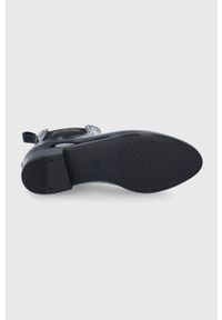 Karl Lagerfeld Kalosze KL94770.V0G damskie kolor czarny. Nosek buta: okrągły. Kolor: czarny. Materiał: materiał, guma. Wzór: gładki #4