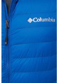 columbia - Columbia kurtka sportowa Powder Pass. Kolor: niebieski. Materiał: tkanina, syntetyk, materiał, puch #5