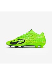 KIPSTA - Buty piłkarskie Kipsta CLR Elite FG Green Storm edycja Antoine Griezmann. Kolor: zielony. Materiał: materiał, skóra. Szerokość cholewki: normalna. Sport: piłka nożna