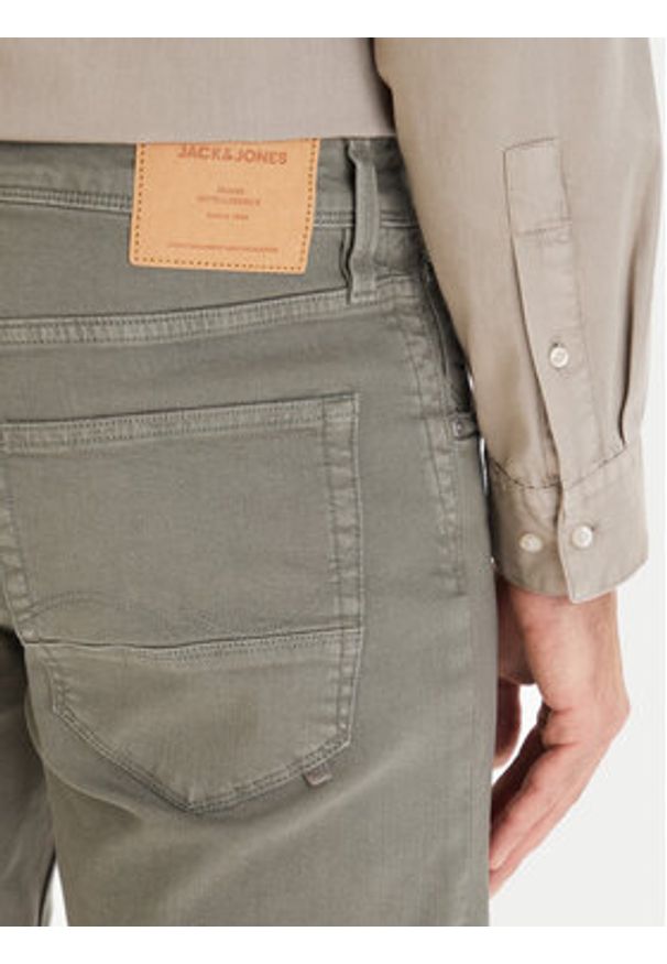Jack & Jones Szorty materiałowe Rick 12294338 Zielony Regular Fit. Kolor: zielony. Materiał: bawełna