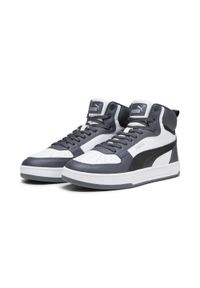 Puma - Sneakersy Caven 2.0 Mid PUMA White Black Strong Gray Silver. Kolor: czarny, szary, biały, wielokolorowy. Sezon: lato. Sport: turystyka piesza