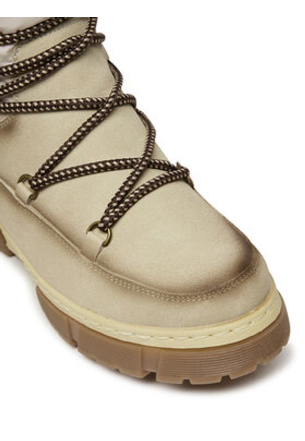 Kimberfeel Śniegowce Rosie Beżowy. Kolor: beżowy. Materiał: skóra