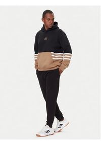Adidas - adidas Bluza JY2797 Beżowy Loose Fit. Kolor: beżowy. Materiał: bawełna