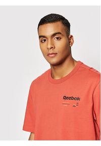 Reebok T-Shirt Classics H54409 Pomarańczowy Oversize. Kolor: pomarańczowy. Materiał: bawełna #4