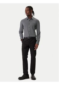 BOSS Koszula P-Hank 50556102 Czarny Slim Fit. Kolor: czarny. Materiał: syntetyk #5