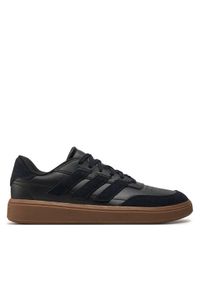 Adidas - adidas Sneakersy Courtblock ID9077 Czarny. Kolor: czarny. Materiał: skóra