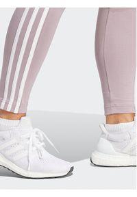 Adidas - adidas Legginsy 3 Stripes IR5347 Różowy Slim Fit. Kolor: różowy. Materiał: bawełna
